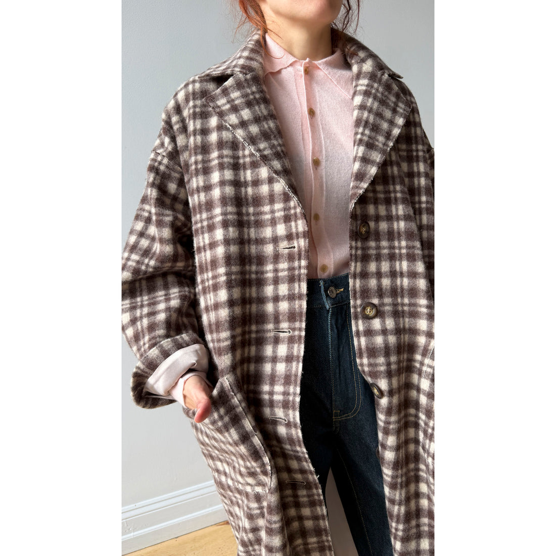Proche Donnie Coat in Plaid