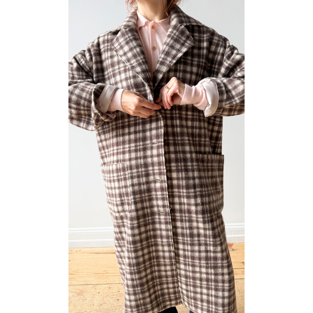Proche Donnie Coat in Plaid