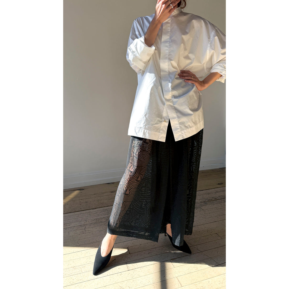 Henrik Vibskov Wind In Blouse in White