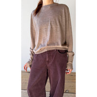 Sayaka Davis Cashmere Sweater in Toast