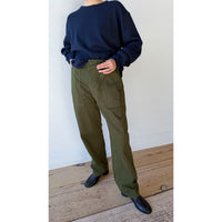 Black Crane Army Pants in Army