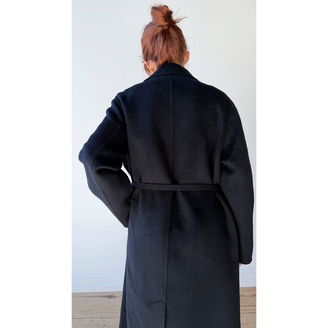 Studio Nicholson Mori Double Faced Coat in Darkest Navy