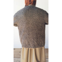 Sayaka Davis Mohair Cardigan in Ash Brown