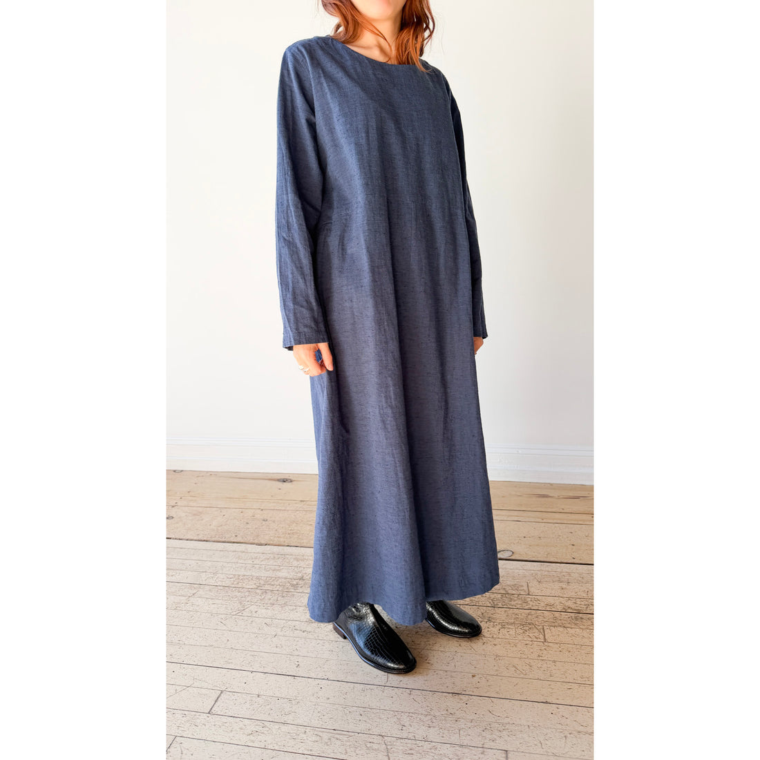 Ichi Antiquités C/L Nep Dress in Navy