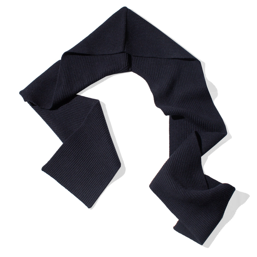 Studio Nicholson Fife Scarf in Darkest Navy