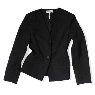 Apiece Apart Asma Blazer Top in Black