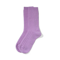 Hansel from Basel Italia Cashmere Cozy Rib Crew in Lilac
