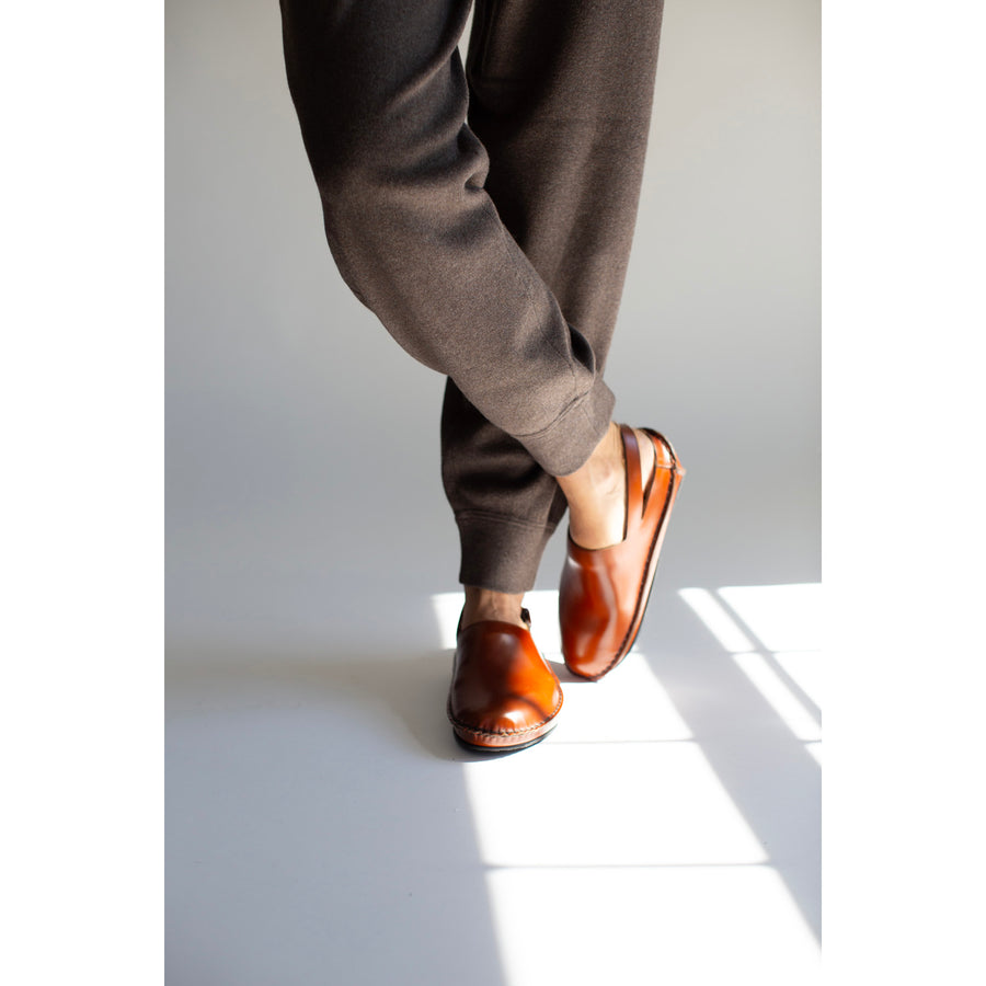 Hereu Cargol 2 Shearling Clog in Tan