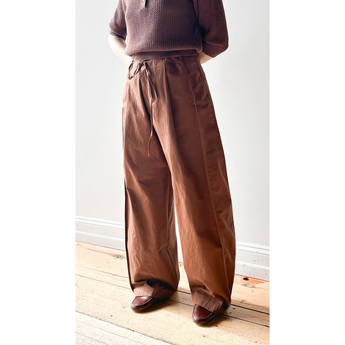 Nomia Side Panel Pants in Russet