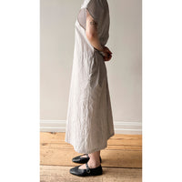 Nicholson & Nicholson Eve Dress in Grey Stripes