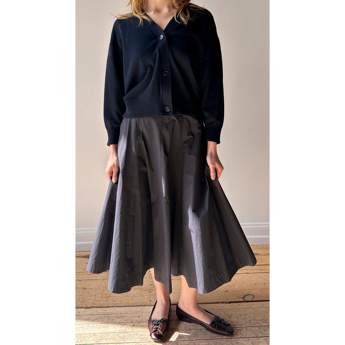Nicholson & Nicholson Tangle Skirt in Navy