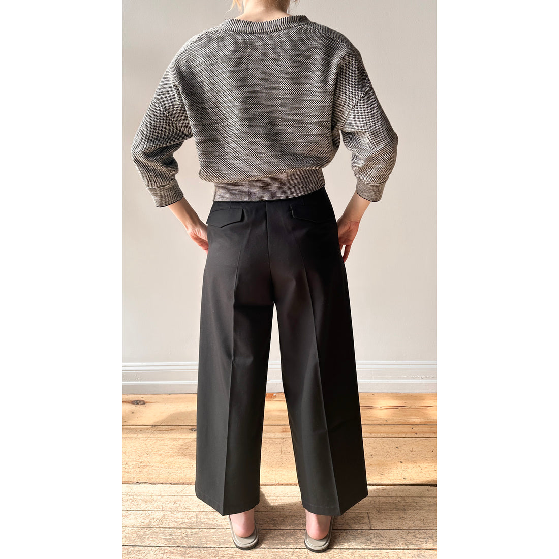 Maria McManus Pleat Front Trouser in Black