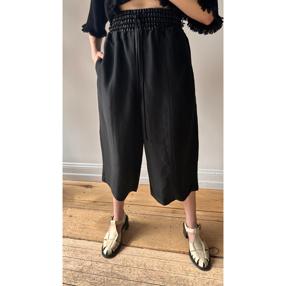 Maria McManus Basketball Culotte in Black