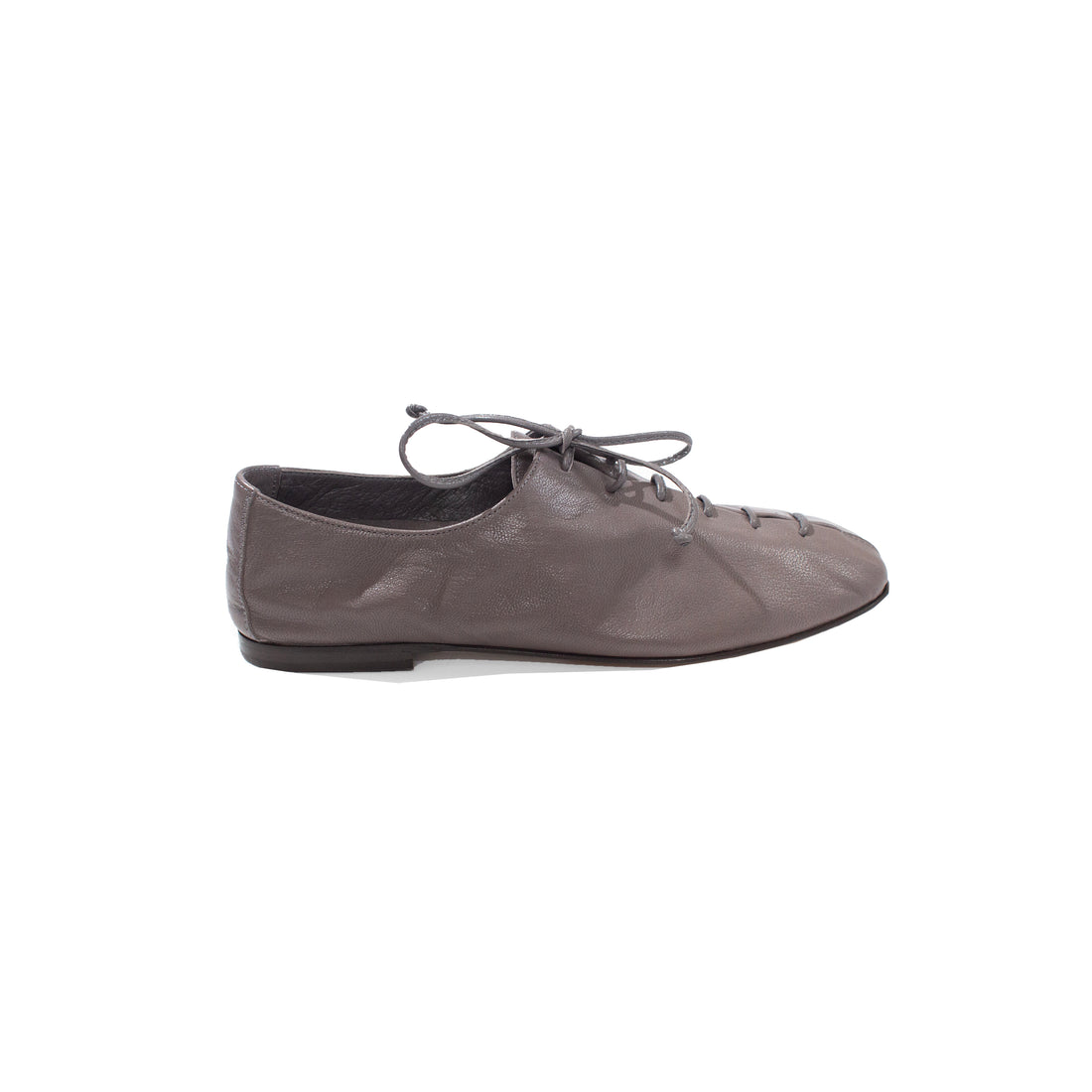 Hereu Plegada Supple Shiny Shoe in Grey