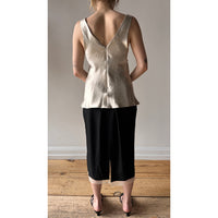 Maria McManus Deep V Tunic in Champagne