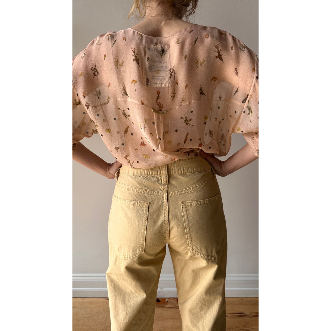 6397 Slim Bootcut Trouser in Tawny