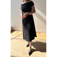 Apiece Apart Marles Off the Shoulder Dress in Black