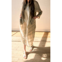 Evam Eva Linen Ramie One-Piece in Beige