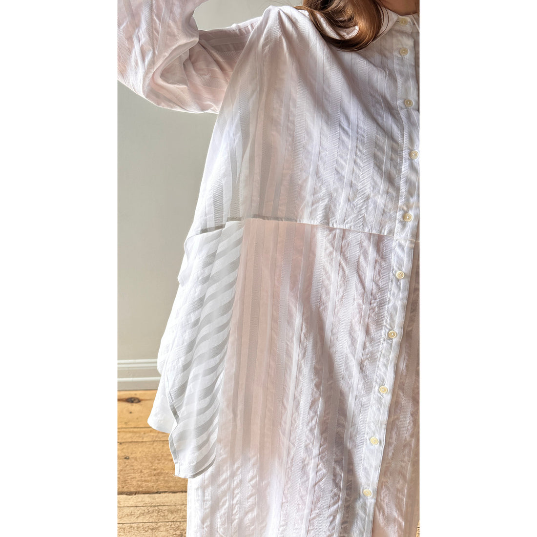 Henrik Vibskov Slip Shirtdress in White