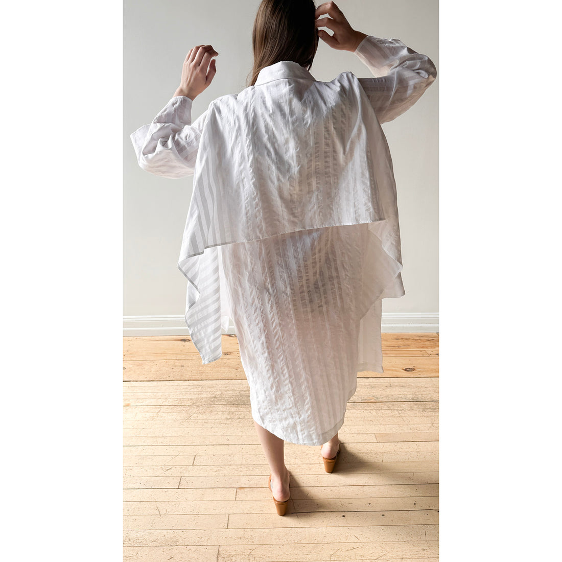 Henrik Vibskov Slip Shirtdress in White
