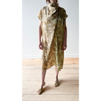 Anntian Peak Silk Dress in Print N