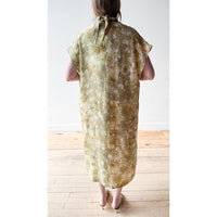 Anntian Peak Silk Dress in Print N