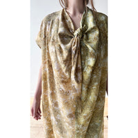 Anntian Peak Silk Dress in Print N