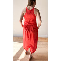Sayaka Davis Balloon Tank Dress in Vermilion