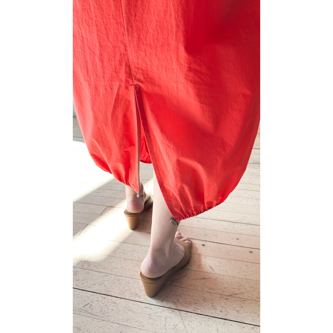 Sayaka Davis Balloon Tank Dress in Vermilion