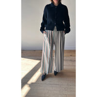 Proche Cabana Stripe Sunday Pant in Dove/Seafoam