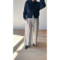 Proche Cabana Stripe Sunday Pant in Dove/Seafoam