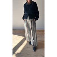 Proche Cabana Stripe Sunday Pant in Dove/Seafoam