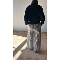 Proche Cabana Stripe Sunday Pant in Dove/Seafoam