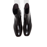 Hereu Metla Polished Boot in Ebony