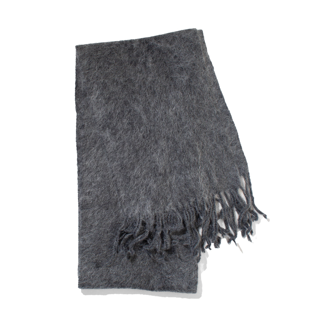 Sayaka Davis Brushed Mohair Scarf in Charcoal