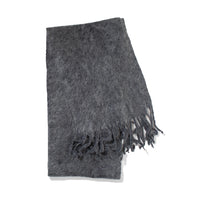 Sayaka Davis Brushed Mohair Scarf in Charcoal