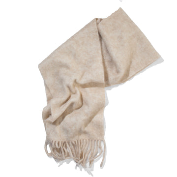 Sayaka Davis Brushed Mohair Scarf in Wheat