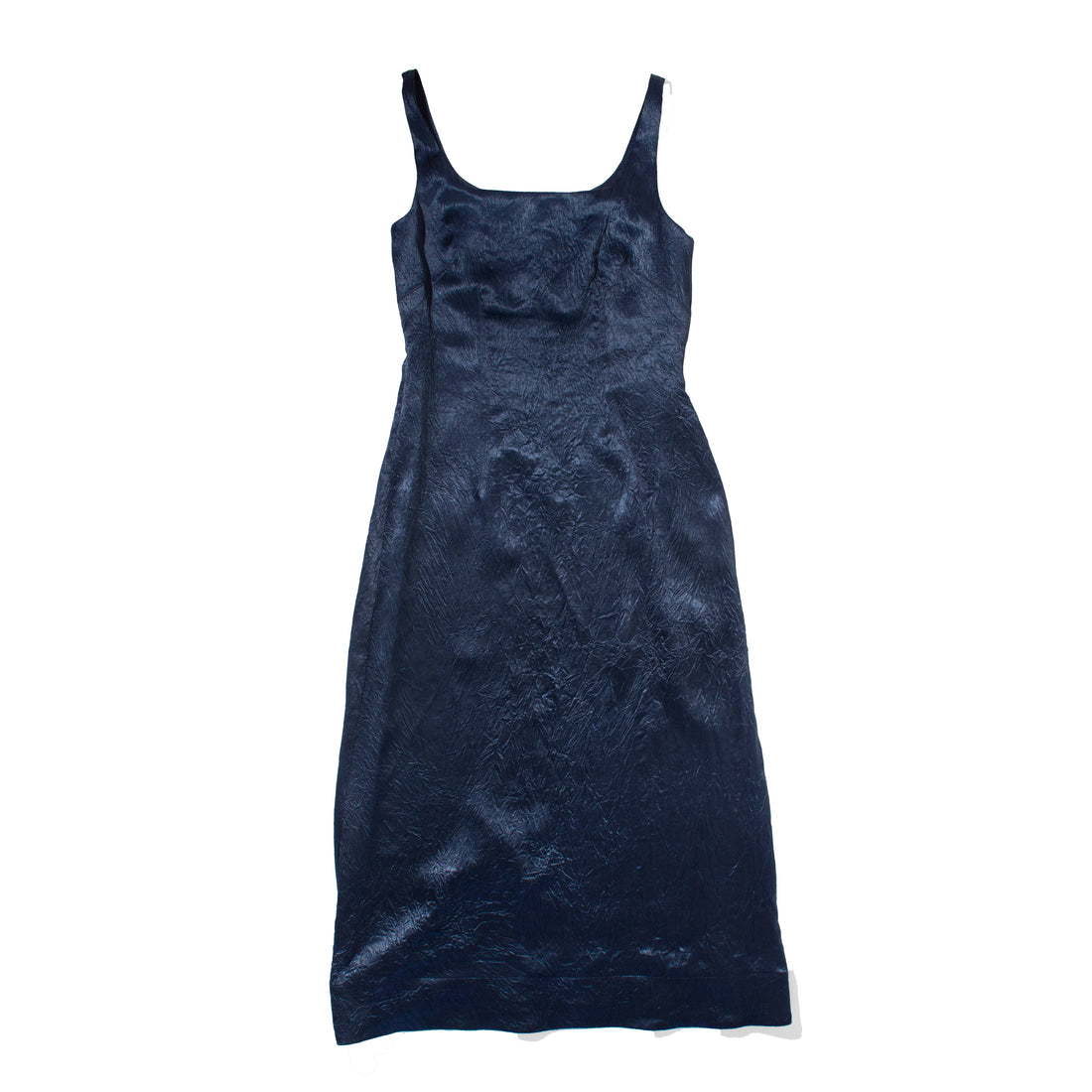 Nomia Square Neck Darted Dress in Midnight