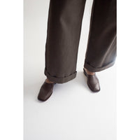 Lauren Manoogian Square Mule in Saddle