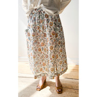 Kasmaria Skirt with Side Pockets in Liberty of London Linen Cotton