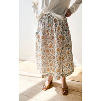 Kasmaria Skirt with Side Pockets in Liberty of London Linen Cotton