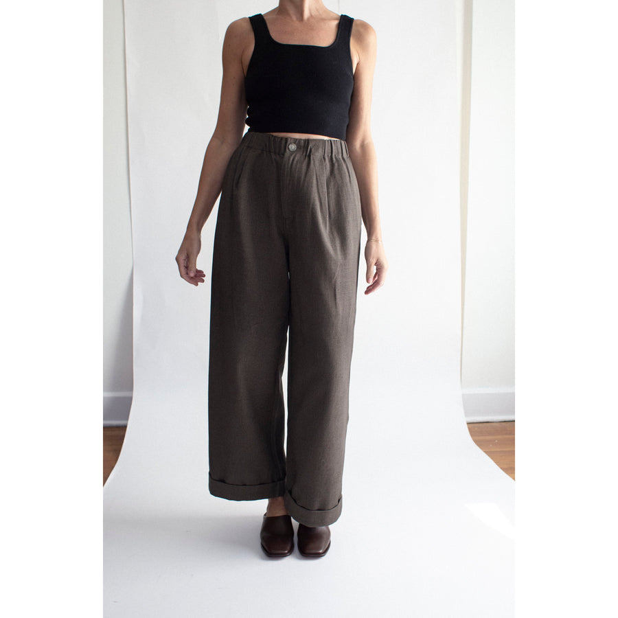 Lauren Manoogian Painted Trouser in Painted Barnwood