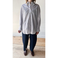 Sayaka Davis Crinkled Oversized Shirt in Stripes