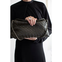 Nomia Carved Nautilus Shell Ring in Crystal