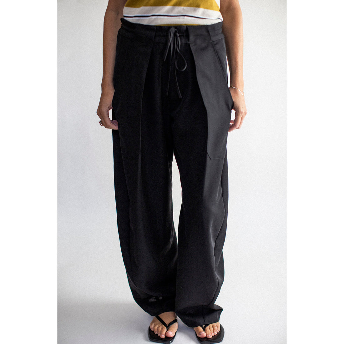 Kallmeyer Clemence Pant in Black Gazar Suiting