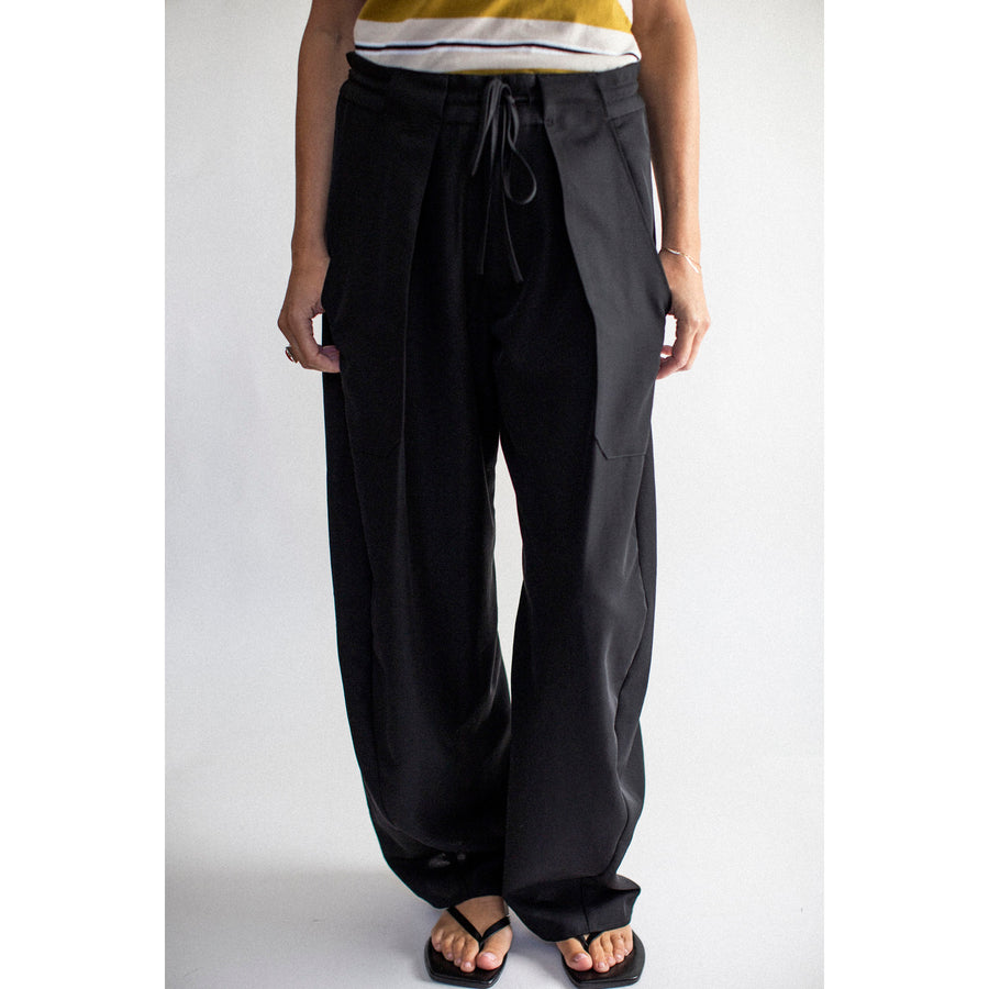 Kallmeyer Clemence Pant in Black Gazar Suiting