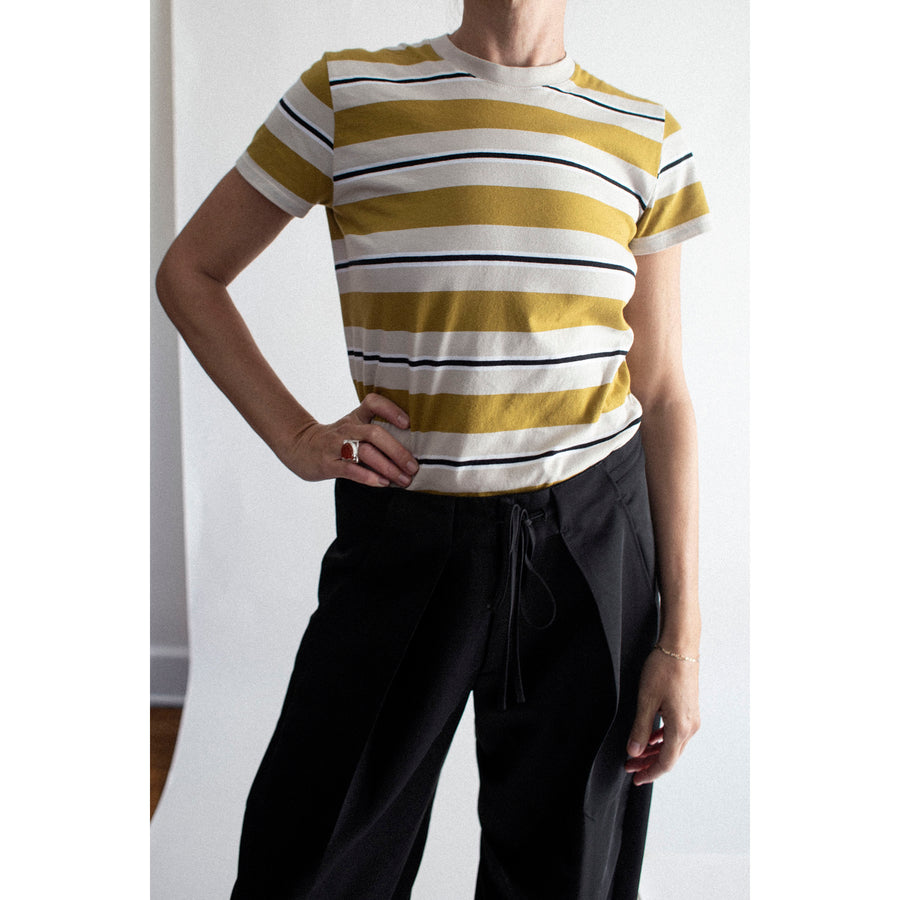 Kallmeyer Kenzie T-Shirt in Goldenrod Stripe