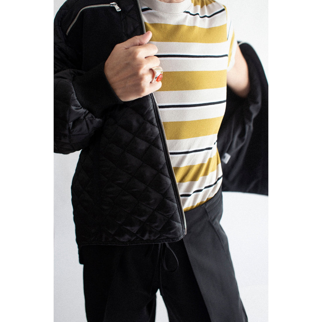 Kallmeyer Kenzie T-Shirt in Goldenrod Stripe