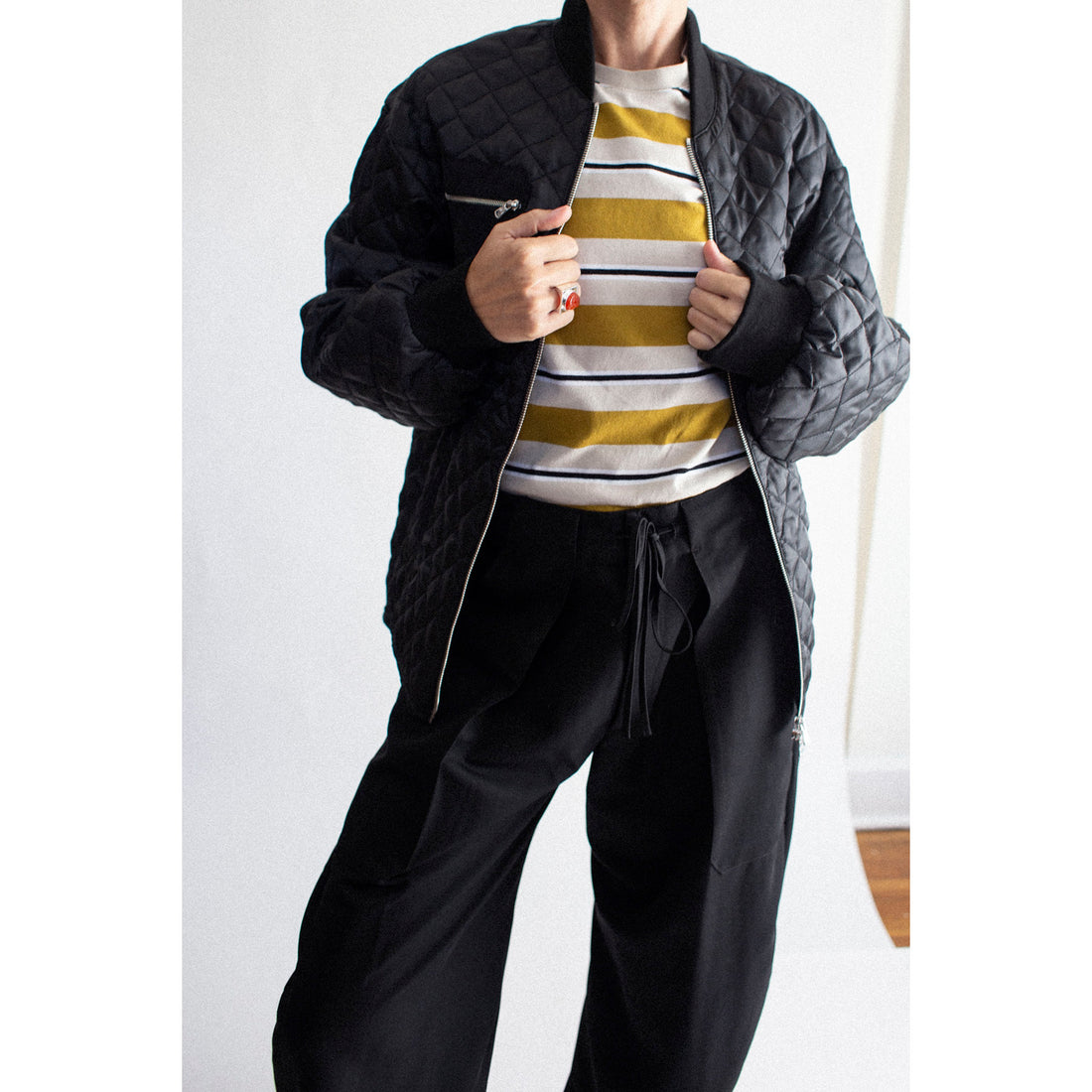 Kallmeyer Clemence Pant in Black Gazar Suiting