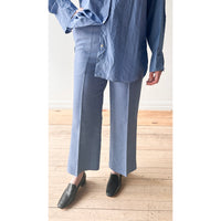 Rodebjer Femi Lino Pant in Azure Blue
